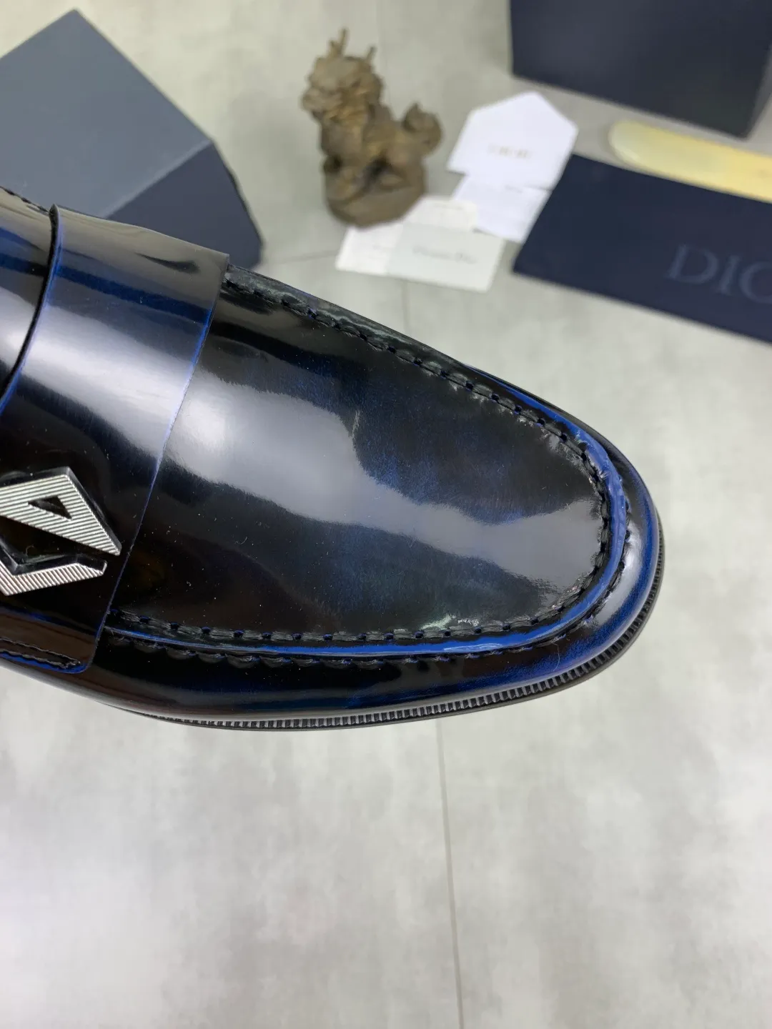 Men's men's shoes 💰P560 new style 💰high version 💎💎💎Dior original version! Top Italian purchasing agent! Men's business casual leather shoes, original imported open-edge beaded calfskin upper, ultimate texture, gentlemanly style, imported water-dyed cowhide inside, top-quality original Italian rubber outsole, first-class workmanship, top quality! Size: 39-44 (45 customized) 4️⃣ colors available